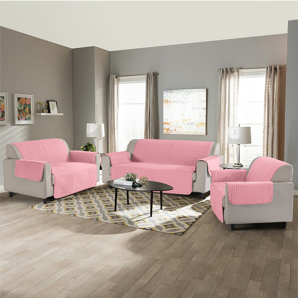 99,99% poliester solid cu două lateraluri de utilizare a canapelei Set 3-piese Set